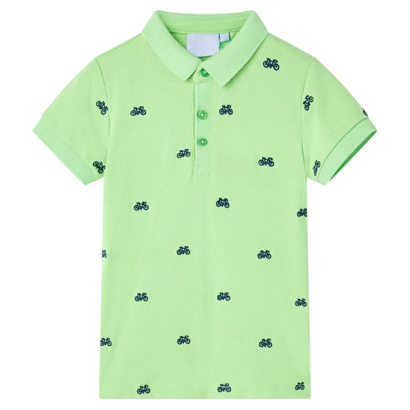 Kinder-Poloshirt Neongrün 140 Kinder-Poloshirt Neongrün 140