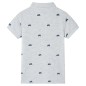 Kinder-Poloshirt Grau Melange 116 Kinder-Poloshirt Grau Melange 116