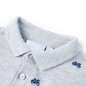 Kinder-Poloshirt Grau Melange 116 Kinder-Poloshirt Grau Melange 116