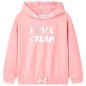 Kinder-Kapuzenpullover Hellrosa 128 Kinder-Kapuzenpullover Hellrosa 128