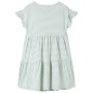 Kinderkleid mit Rüschenärmeln Minzgrün 104 Kinderkleid mit Rüschenärmeln Minzgrün 104