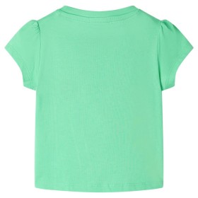 Kinder-T-Shirt Hellgrün 116