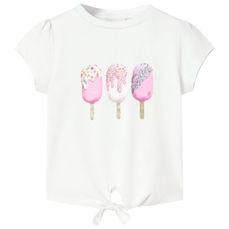 Kinder-T-Shirt Ecru 116 Kinder-T-Shirt Ecru 116