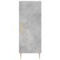 Highboard Betongrau 34,5x34x180 cm Holzwerkstoff Highboard Betongrau 34,5x34x180 cm Holzwerkstoff