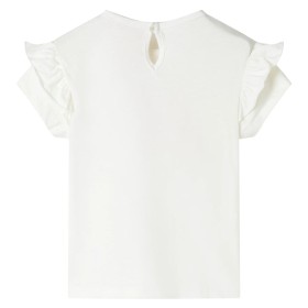 Kinder-T-Shirt Ecru 116