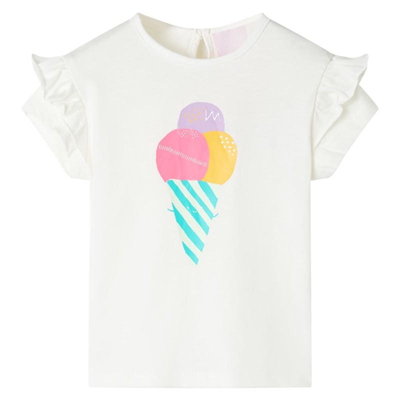 Kinder-T-Shirt Ecru 140 Kinder-T-Shirt Ecru 140