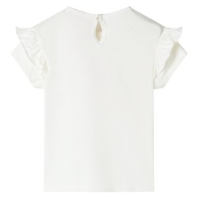 Kinder-T-Shirt Ecru 140