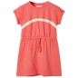 Kinderkleid mit Kordelzug Korallenrosa 92 Kinderkleid mit Kordelzug Korallenrosa 92