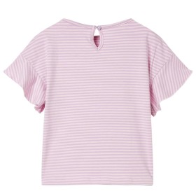 Kinder-T-Shirt mit Rüschenärmeln Lila 140