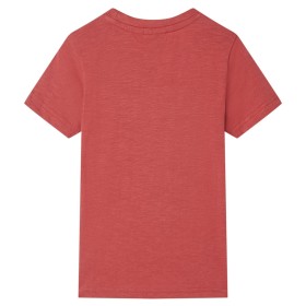 Kinder-T-Shirt Paprikarot 92