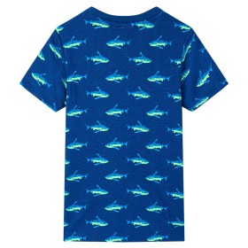 Kinder-T-Shirt Dunkelblau 116