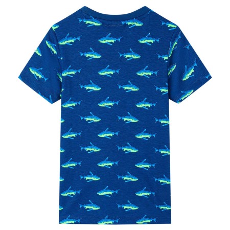 Kinder-T-Shirt Dunkelblau 92