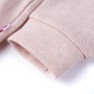 Kinder-Kapuzenpullover mit Reißverschluss Hellrosa 128 Kinder-Kapuzenpullover mit Reißverschluss Hellrosa 128