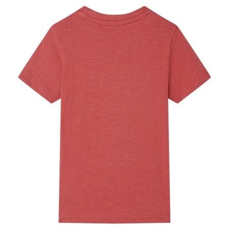 Kinder-T-Shirt Paprikarot 116