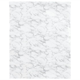vidaXL Möbelfolie Selbstklebend Marmorweiß 90x500 cm PVC