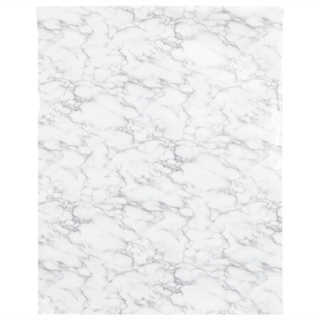 vidaXL Möbelfolie Selbstklebend Marmorweiß 90x500 cm PVC