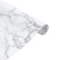 vidaXL Möbelfolie Selbstklebend Marmorweiß 90x500 cm PVC vidaXL Möbelfolie Selbstklebend Marmorweiß 90x500 cm PVC