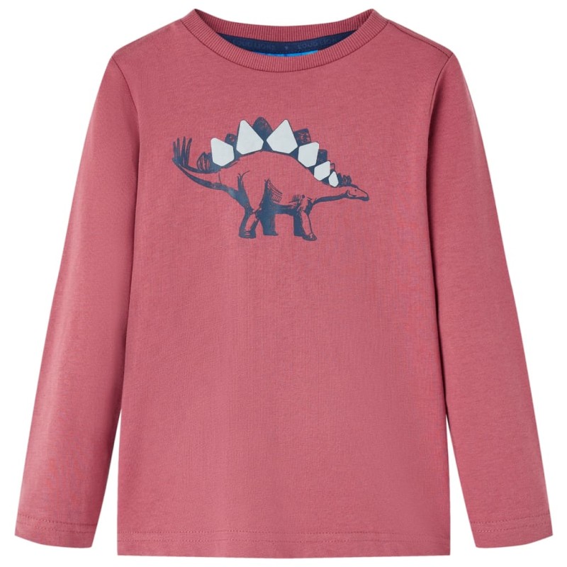 Kinder-Langarmshirt Dunkelrot 140 Kinder-Langarmshirt Dunkelrot 140