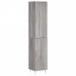 Highboard Grau Sonoma 34,5x34x180 cm Holzwerkstoff Highboard Grau Sonoma 34,5x34x180 cm Holzwerkstoff