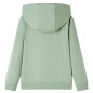 Kinder-Kapuzenpullover mit Reißverschluss Helles Khaki 128 Kinder-Kapuzenpullover mit Reißverschluss Helles Khaki 128