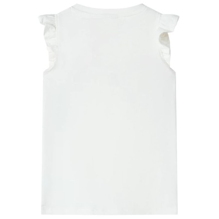 Kinder-T-Shirt Ecru 140