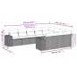 vidaXL 10-tlg. Garten-Sofagarnitur mit Kissen Beige Poly Rattan vidaXL 10-tlg. Garten-Sofagarnitur mit Kissen Beige Poly Rattan