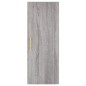 Highboard Grau Sonoma 34,5x34x180 cm Holzwerkstoff Highboard Grau Sonoma 34,5x34x180 cm Holzwerkstoff