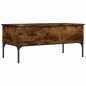 vidaXL Couchtisch Räuchereiche 100x50x45 cm Holzwerkstoff und Metall vidaXL Couchtisch Räuchereiche 100x50x45 cm Holzwerkstoff und Metall