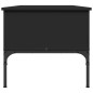 vidaXL Couchtisch Schwarz 100x50x45 cm Holzwerkstoff und Metall vidaXL Couchtisch Schwarz 100x50x45 cm Holzwerkstoff und Metall