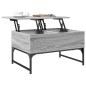 vidaXL Couchtisch Grau Sonoma 70x50x40 cm Holzwerkstoff und Metall vidaXL Couchtisch Grau Sonoma 70x50x40 cm Holzwerkstoff und Metall