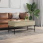vidaXL Couchtisch Sonoma-Eiche 100x50x45 cm Holzwerkstoff und Metall vidaXL Couchtisch Sonoma-Eiche 100x50x45 cm Holzwerkstoff und Metall