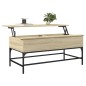 vidaXL Couchtisch Sonoma-Eiche 100x50x45 cm Holzwerkstoff und Metall vidaXL Couchtisch Sonoma-Eiche 100x50x45 cm Holzwerkstoff und Metall