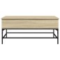 vidaXL Couchtisch Sonoma-Eiche 100x50x45 cm Holzwerkstoff und Metall vidaXL Couchtisch Sonoma-Eiche 100x50x45 cm Holzwerkstoff und Metall