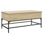 vidaXL Couchtisch Sonoma-Eiche 100x50x45 cm Holzwerkstoff und Metall vidaXL Couchtisch Sonoma-Eiche 100x50x45 cm Holzwerkstoff und Metall