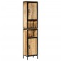 vidaXL Badschrank 40x27x180 cm Eisen und Massivholz Mango vidaXL Badschrank 40x27x180 cm Eisen und Massivholz Mango