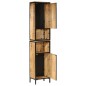 vidaXL Badschrank 40x27x180 cm Eisen und Massivholz Mango vidaXL Badschrank 40x27x180 cm Eisen und Massivholz Mango