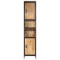 vidaXL Badschrank 40x27x180 cm Eisen und Massivholz Mango vidaXL Badschrank 40x27x180 cm Eisen und Massivholz Mango