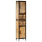 vidaXL Badschrank 40x27x180 cm Eisen und Massivholz Mango vidaXL Badschrank 40x27x180 cm Eisen und Massivholz Mango