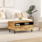 vidaXL Couchtisch 80x54x40 cm Massivholz Mango vidaXL Couchtisch 80x54x40 cm Massivholz Mango