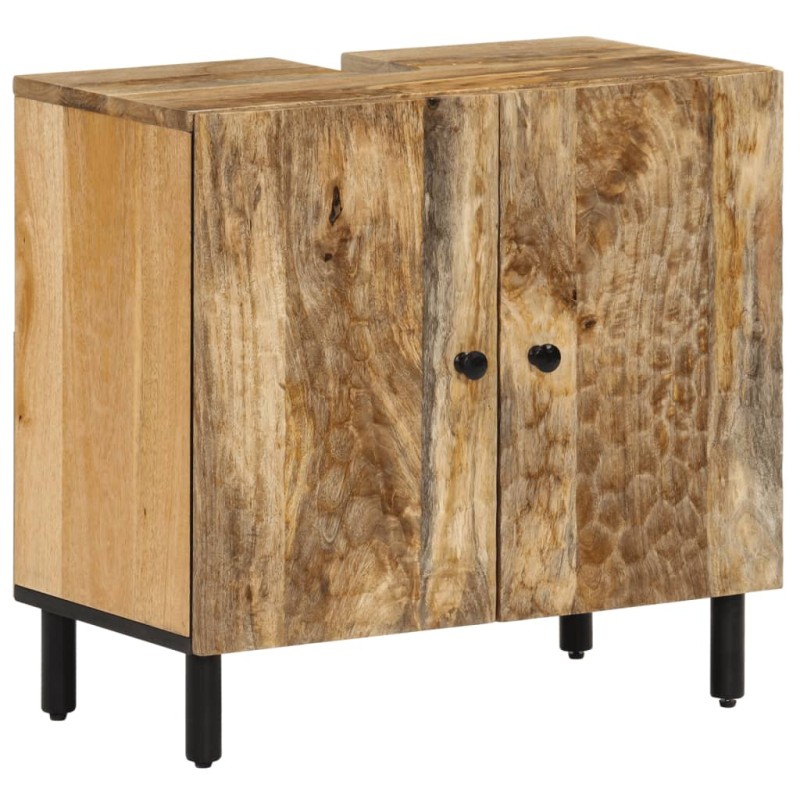 vidaXL Waschbeckenunterschrank 62x33x58 cm Massivholz Mango vidaXL Waschbeckenunterschrank 62x33x58 cm Massivholz Mango