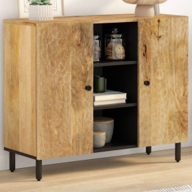 vidaXL Beistellschrank 90x33x75 cm Massivholz Mango