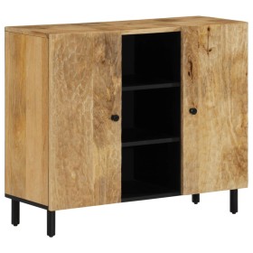 vidaXL Beistellschrank 90x33x75 cm Massivholz Mango