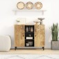 vidaXL Beistellschrank 90x33x75 cm Massivholz Mango vidaXL Beistellschrank 90x33x75 cm Massivholz Mango