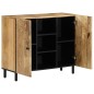 vidaXL Beistellschrank 90x33x75 cm Massivholz Mango vidaXL Beistellschrank 90x33x75 cm Massivholz Mango