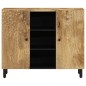 vidaXL Beistellschrank 90x33x75 cm Massivholz Mango vidaXL Beistellschrank 90x33x75 cm Massivholz Mango
