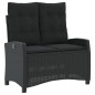 vidaXL 4-tlg. Garten-Essgruppe mit Kissen Schwarz Poly Rattan vidaXL 4-tlg. Garten-Essgruppe mit Kissen Schwarz Poly Rattan