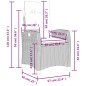 vidaXL 4-tlg. Garten-Essgruppe mit Kissen Schwarz Poly Rattan vidaXL 4-tlg. Garten-Essgruppe mit Kissen Schwarz Poly Rattan