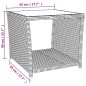 vidaXL 3-tlg. Garten-Essgruppe mit Kissen Grau Poly Rattan vidaXL 3-tlg. Garten-Essgruppe mit Kissen Grau Poly Rattan