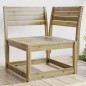 vidaXL Garten-Ecksofa 73x73x78 cm Kiefernholz Imprägniert vidaXL Garten-Ecksofa 73x73x78 cm Kiefernholz Imprägniert