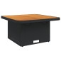 vidaXL 3-tlg. Garten-Essgruppe mit Kissen Schwarz Poly Rattan vidaXL 3-tlg. Garten-Essgruppe mit Kissen Schwarz Poly Rattan